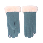Топли сини ръкавици