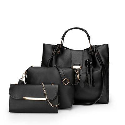 Комплект черни чанти Ilona - 3 продукта