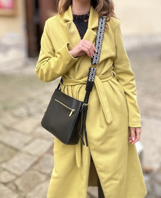 черна чанта талия