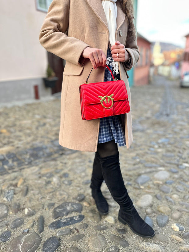 Червена чанта Paloma
