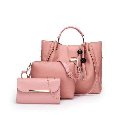 Комплект розови чанти Ilona - 3 продукта