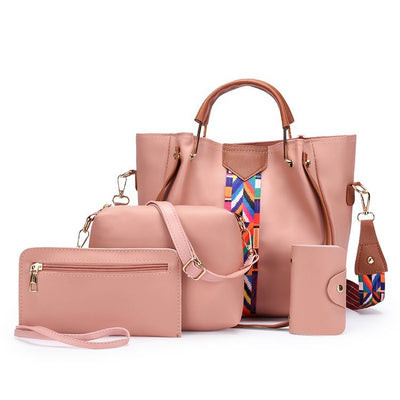 Комплект розови чанти 4 в 1 Катя