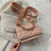 Розова чанта за рамо Celina